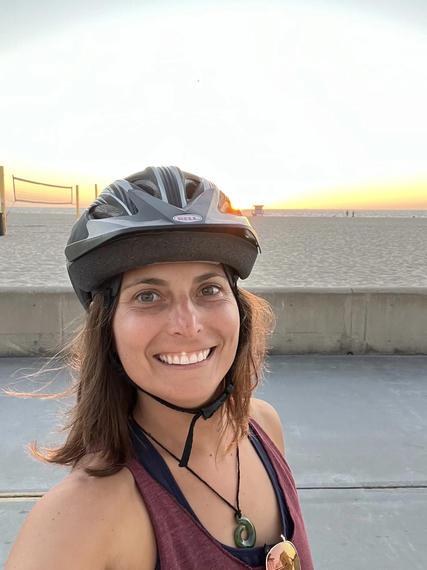 One of my fav ways to spend the evening: rollerblading at sunset